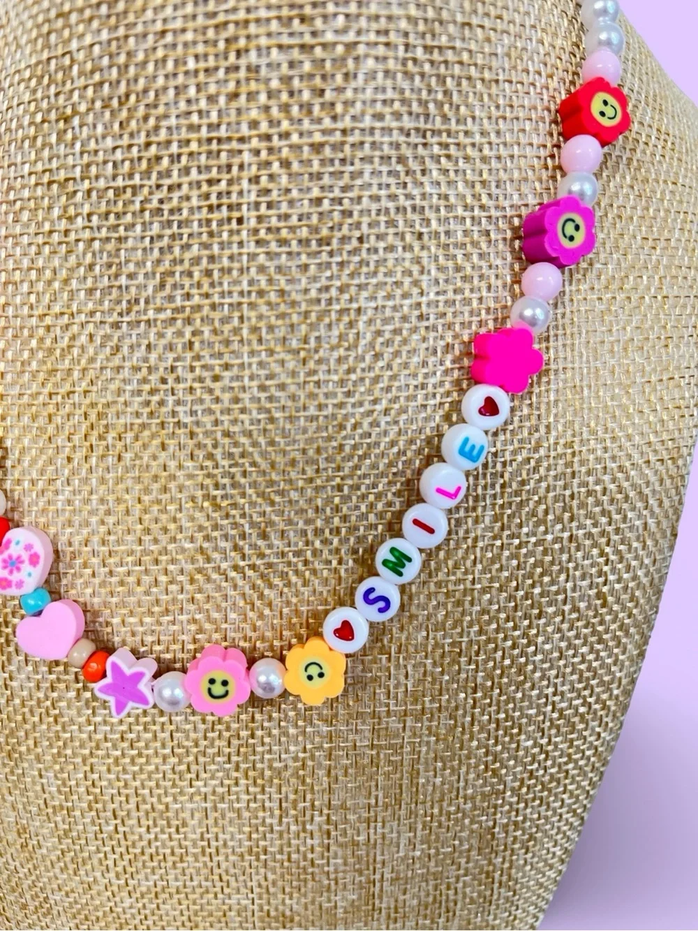 Hello Kitty Light Blue Sparkle Kids Purse Pearl Handle & Beaded kids necklace